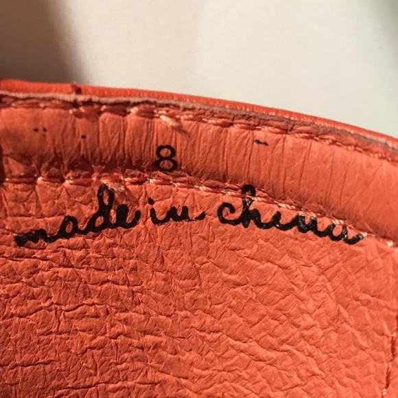 Charlotte Stone Leather Platform Mules - Rust - Picture 10 of 11